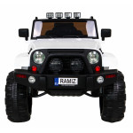 Elektrické autíčko Jeep All Terrain - nelakované - biele